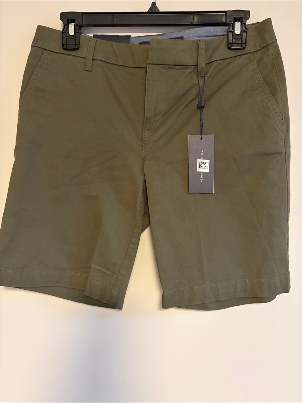 Tommy Hilfiger Olive Green Classic Chino Bermuda Shorts